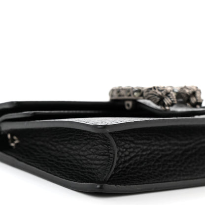 Gucci Calfskin Super Mini Dionysus Shoulder Bag Black 8 of 9
