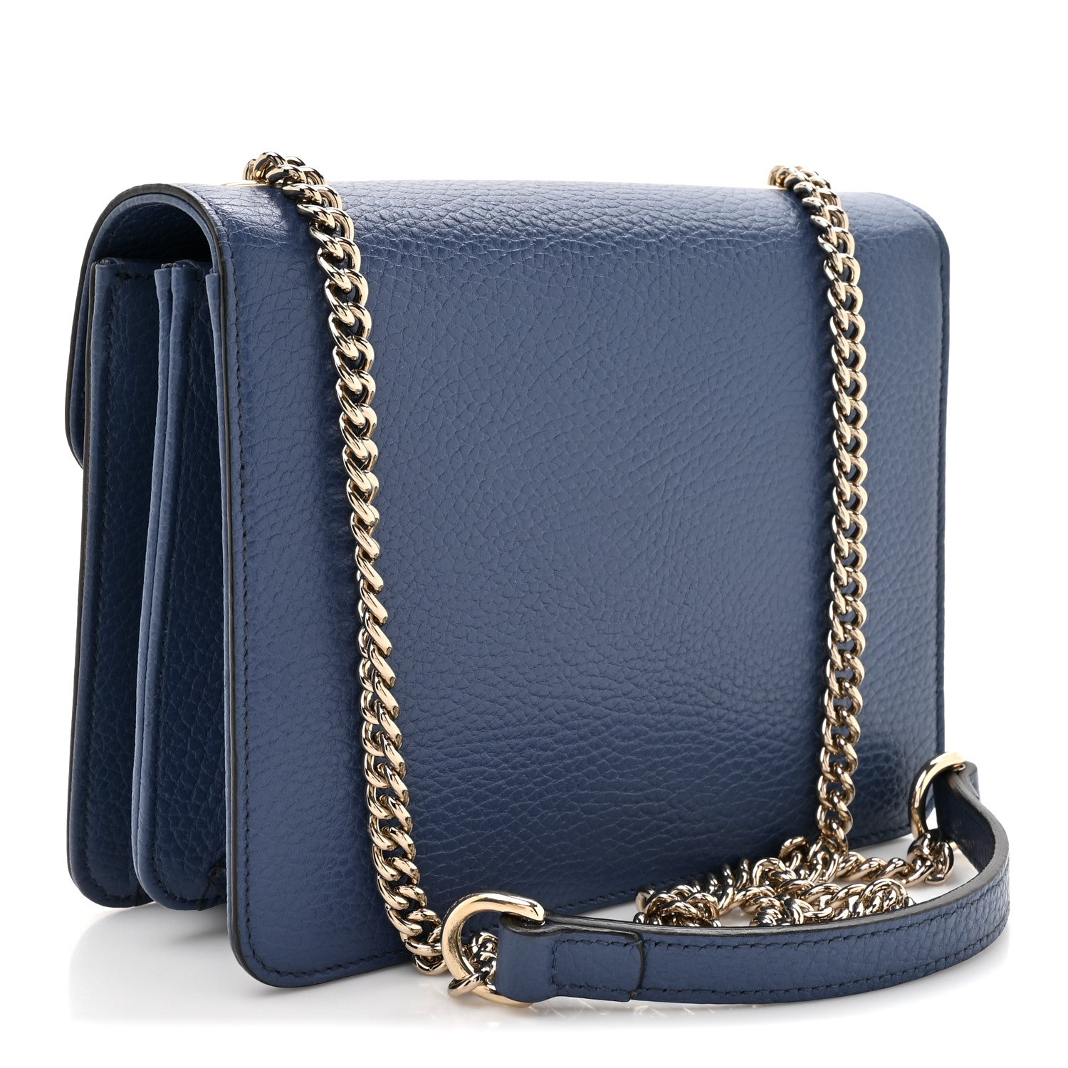 Gucci Dollar Calfskin Small Interlocking G Shoulder Bag Caspian 3 of 12