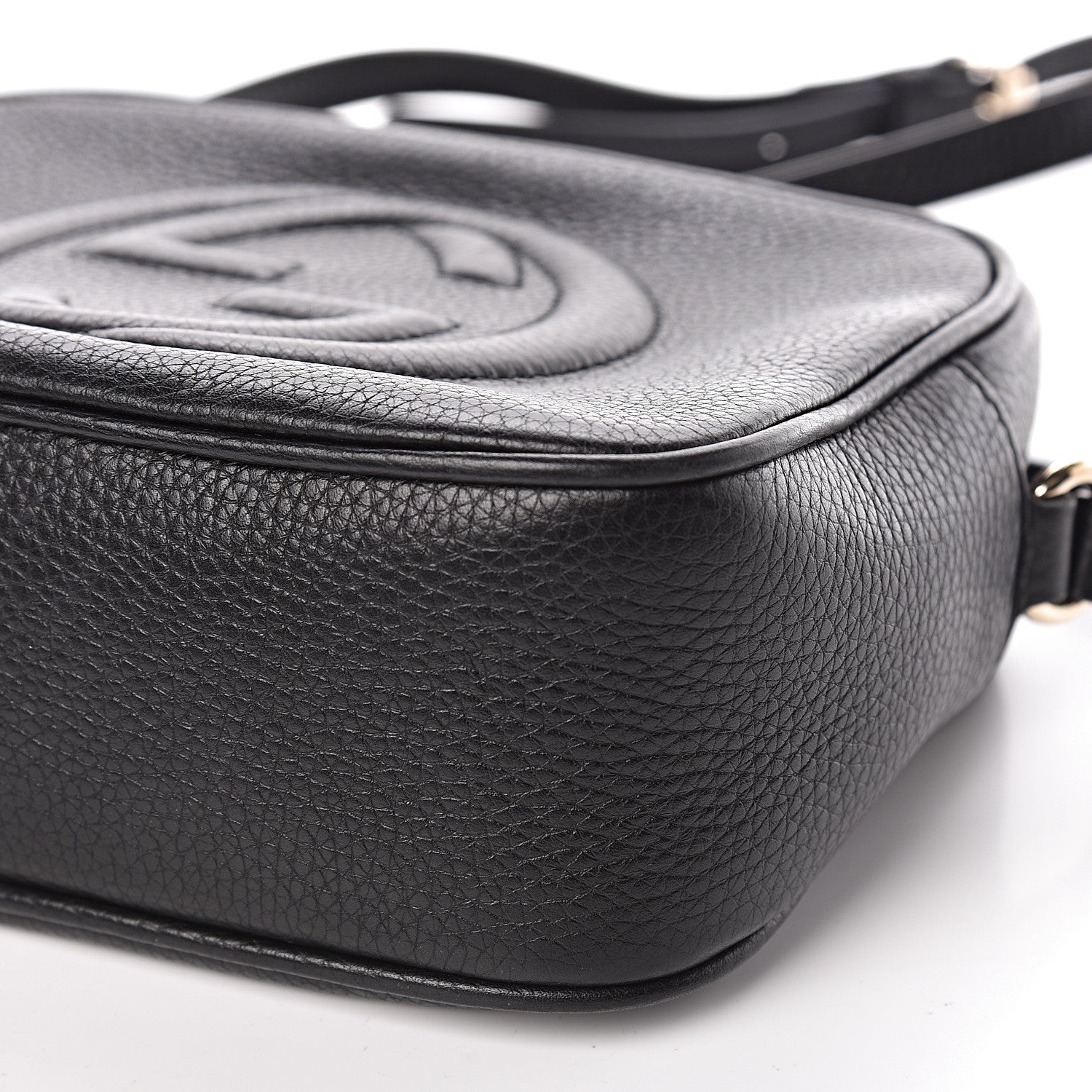 Gucci Pebbled Calfskin Small Soho Disco Bag Black 10 of 11