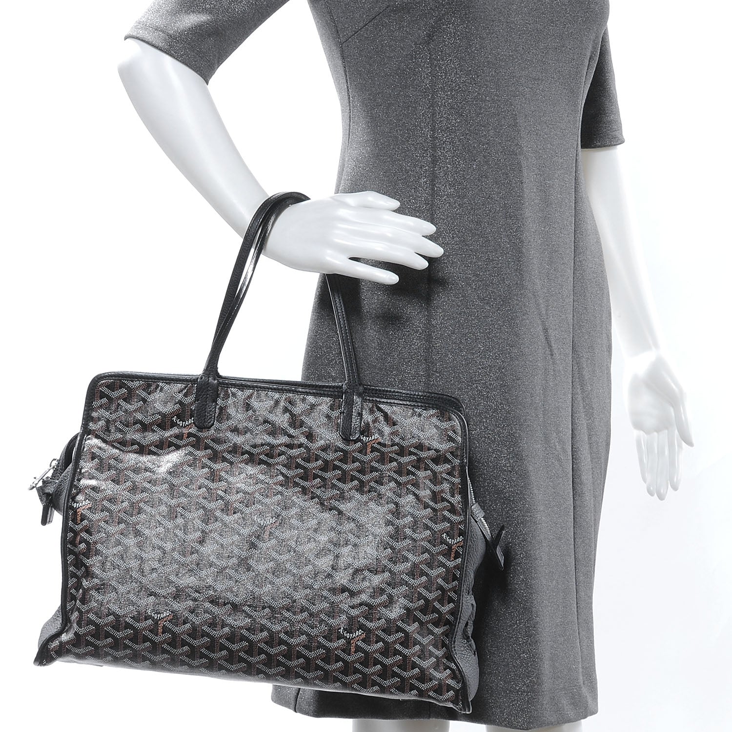 Goyard Goyardine Sac Hardy Pet Carrier PM Black 2 of 7
