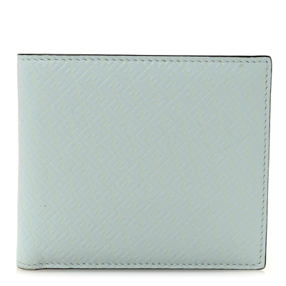Fendi Vitello Grace Micro FF Embossed Bi-Fold Wallet Baleari 1 of 9