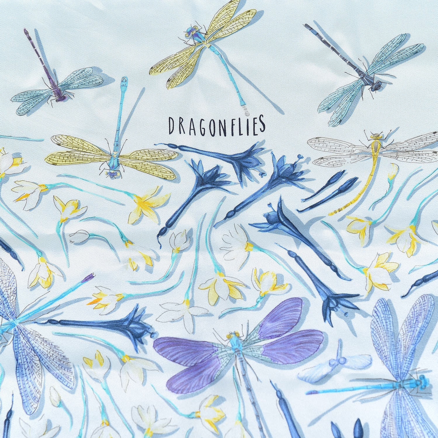 Hermes Silk Dragonflies Scarf 70 4 of 6