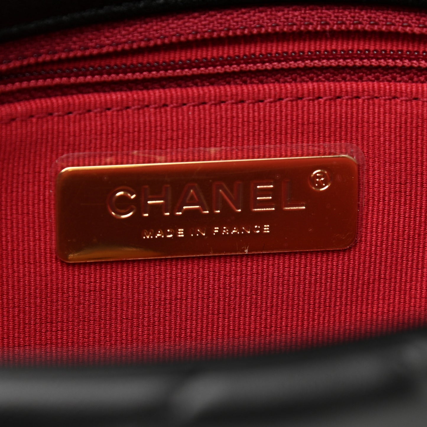 Lambskin Quilted Medium Chanel 19 Flap Black