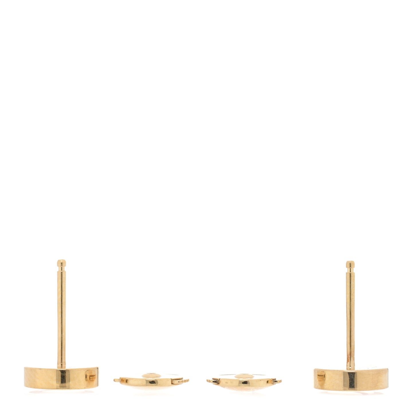 18K Yellow Gold LOVE Earrings