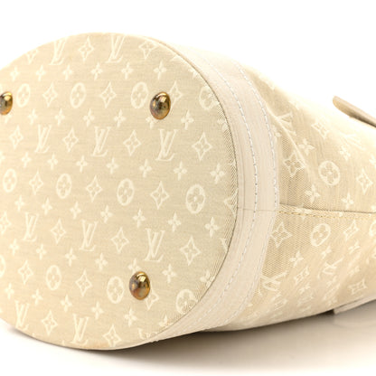 Louis Vuitton Mini Lin Monogram Bucket Bag Dune 8 of 9