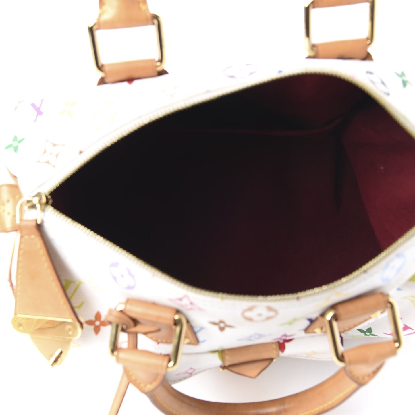 Monogram Multicolor Speedy 30 White