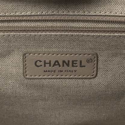 Chanel Mixed Fibers Small Deauville Tote Blue 6 of 9
