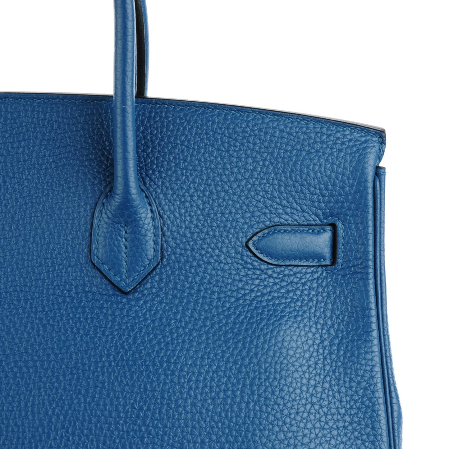 Taurillon Clemence Birkin 35 Bleu Thalassa