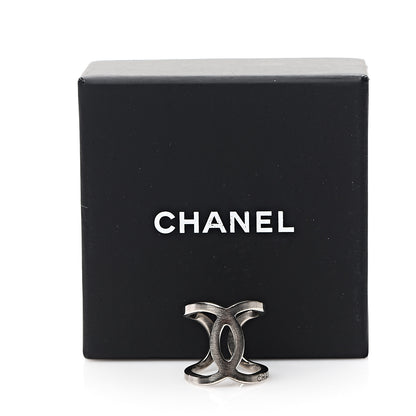 Chanel Metal CC Ring 6.25 Silver 5 of 5