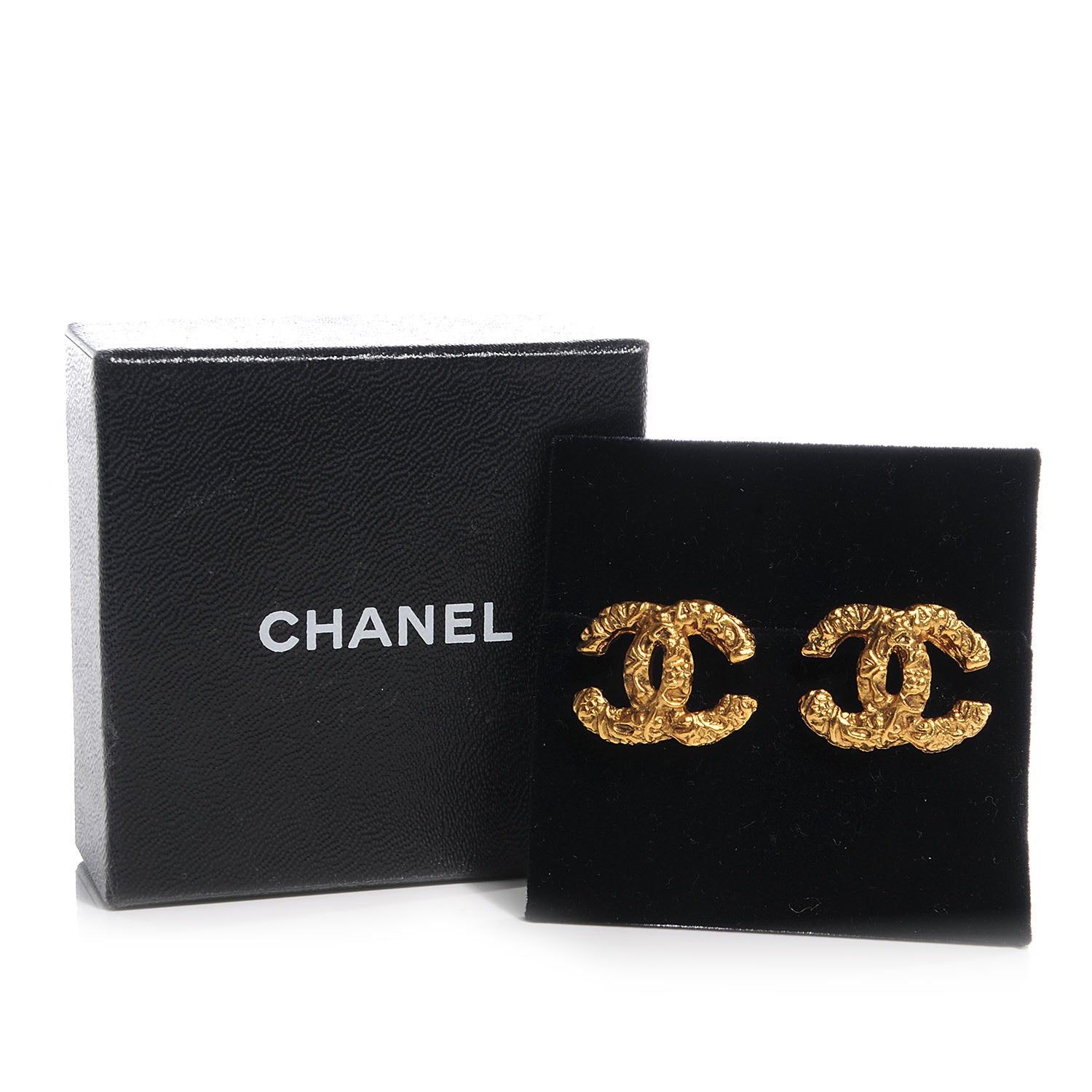 Chanel CC Clip On Earrings Gold 3 of 5