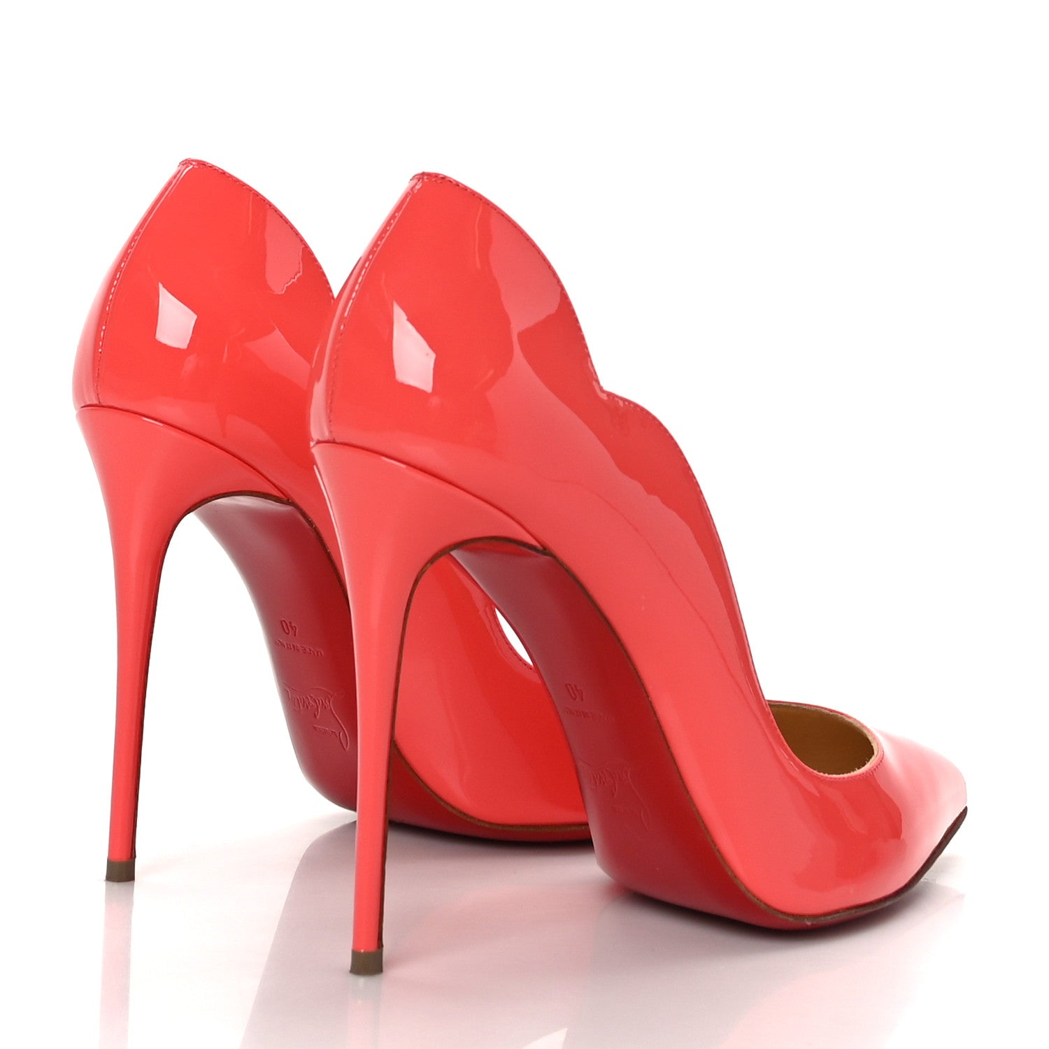 Christian Louboutin Patent Hot Chick 100 Pumps 40 Smoothie 4 of 8
