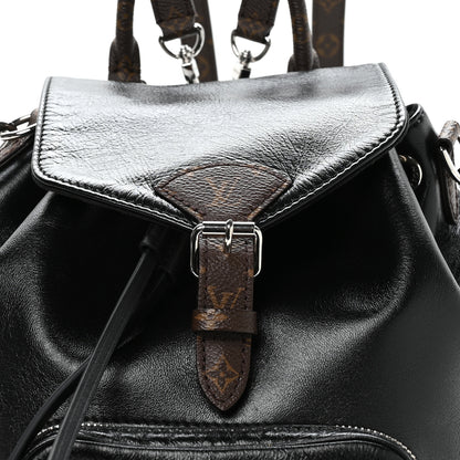 Louis Vuitton Lambskin Monogram Montsouris Vibe PM Black 7 of 9