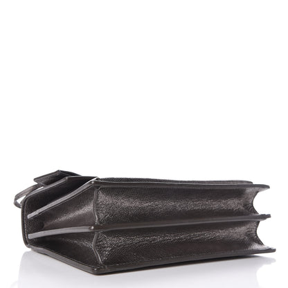 Saint Laurent Metallic Grained Calfskin Medium Monogram Sunset Dark Silver 4 of 12