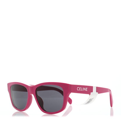 Celine Acetate Square Sunglasses CL40249U Shiny Pink Smoke 1 of 6