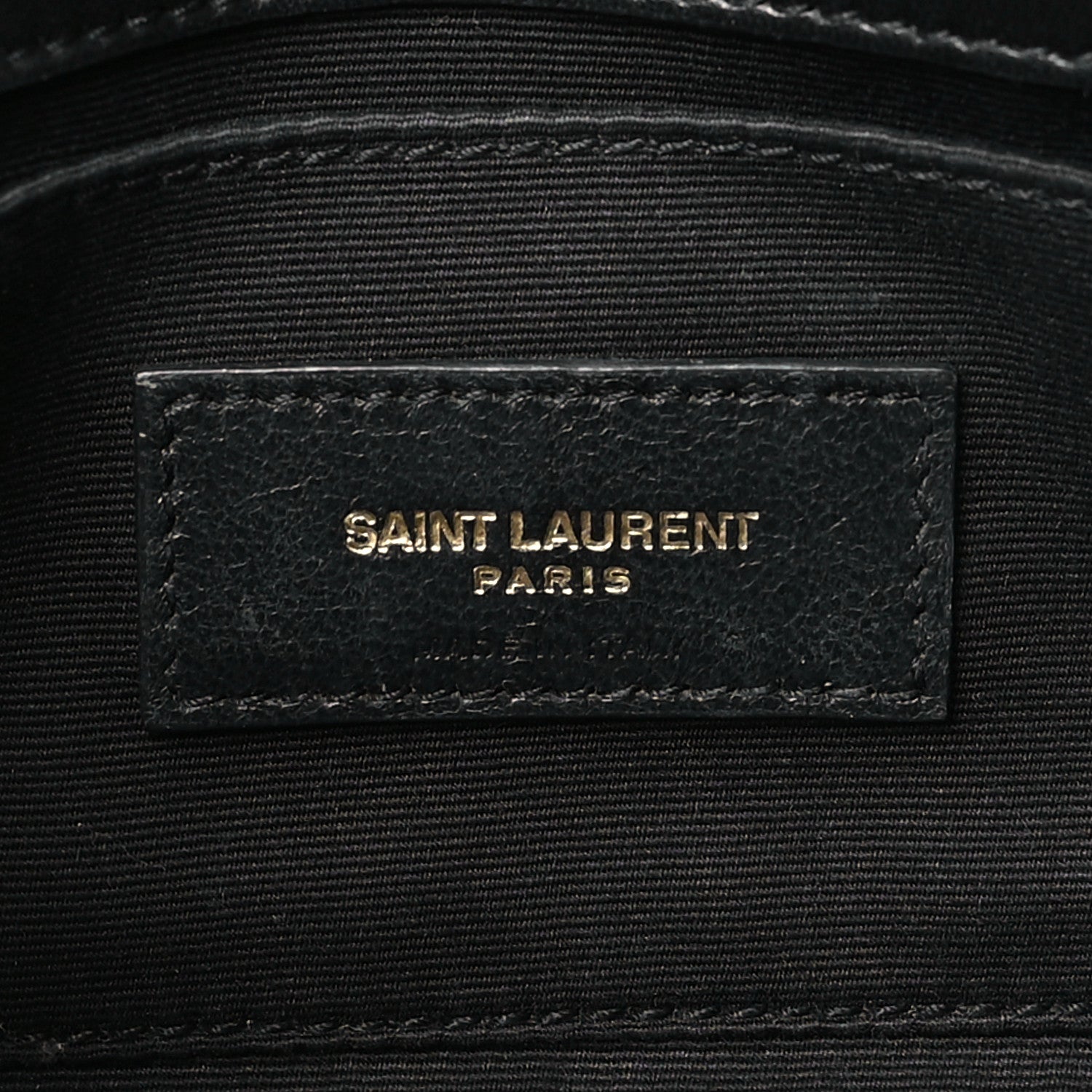 Saint Laurent Lambskin Monogram Jamie Belt Bag Black 6 of 10