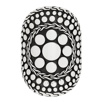John Hardy Sterling Silver Dot Nuansa Ring 54 7 1 of 4