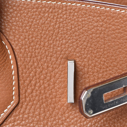 Hermes Taurillon Clemence Birkin 35 Gold 19 of 43