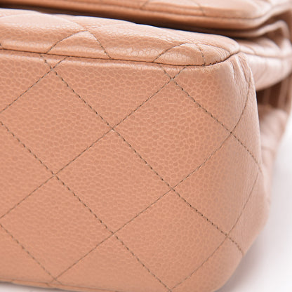 Chanel Caviar Quilted Jumbo Double Flap Beige 12 of 12