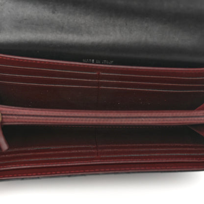 Chanel Lambskin Quilted Large Gusset Flap Wallet Black 5 of 11