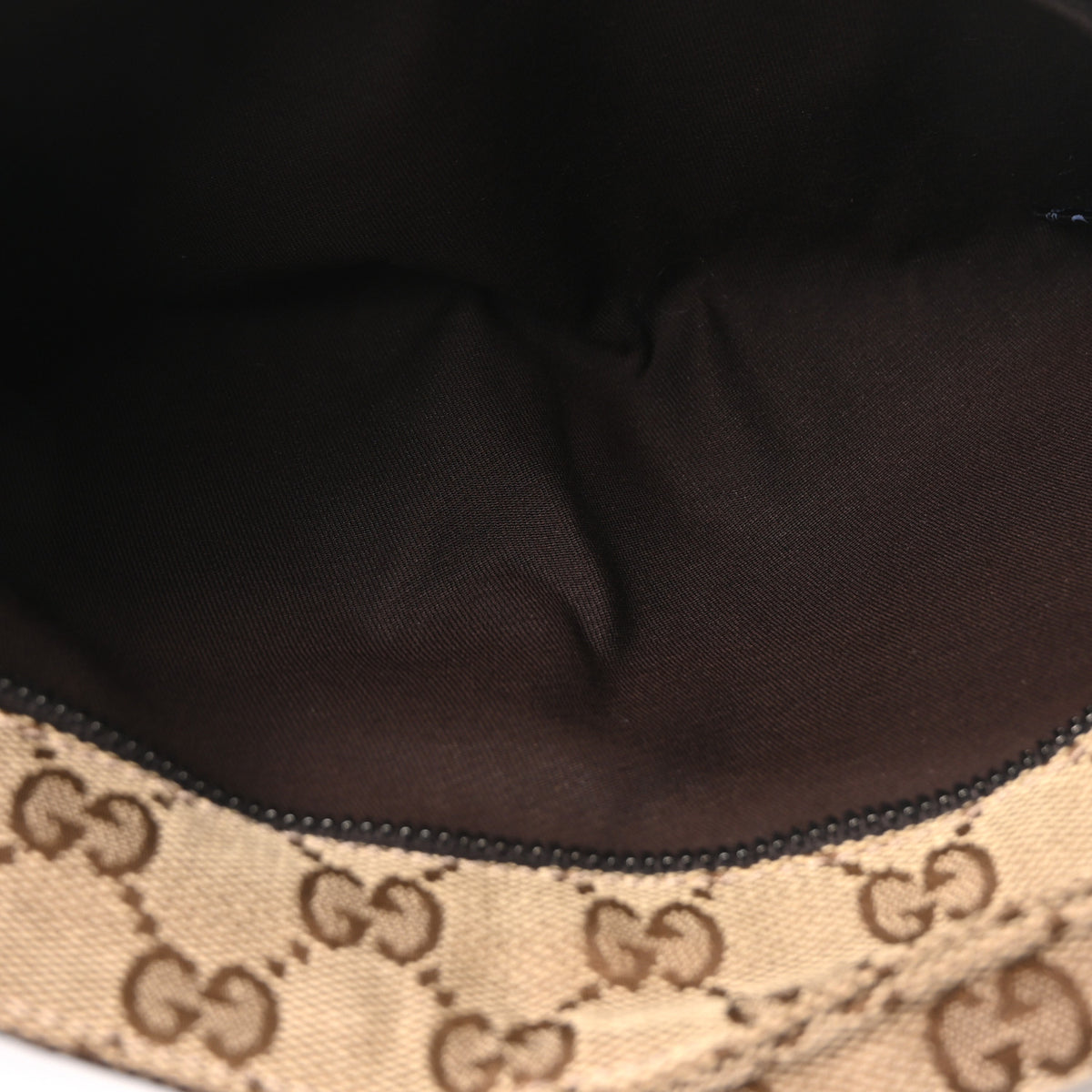Monogram Web Belt Bag Dark Brown