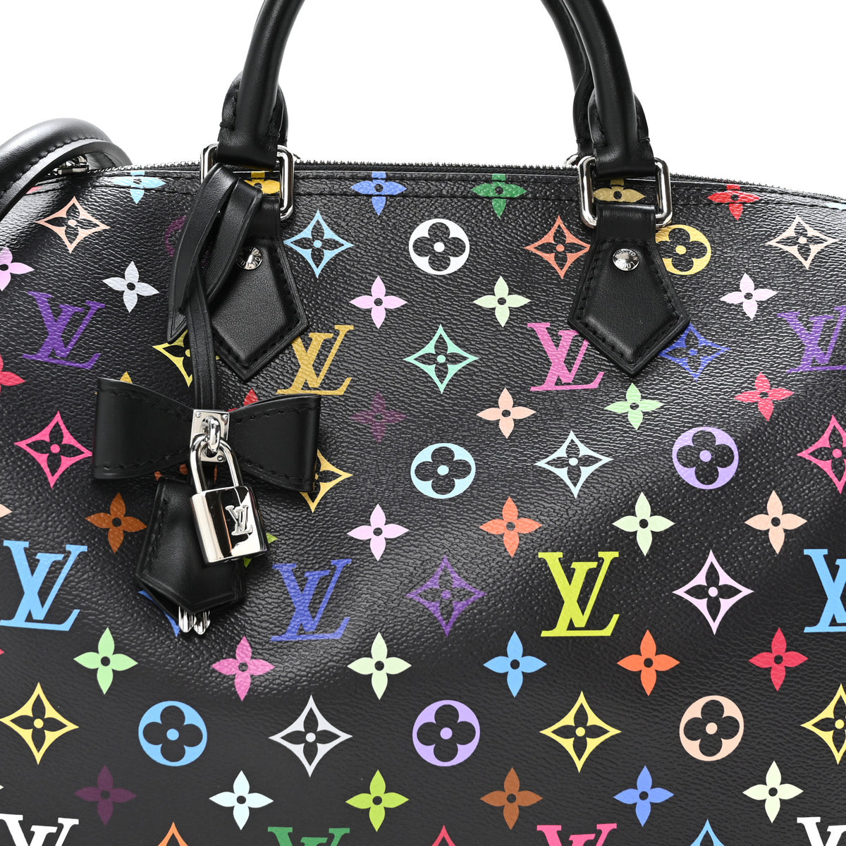 Louis Vuitton LV X TM Monogram Multicolor Speedy Soft 30 Black 7 of 10