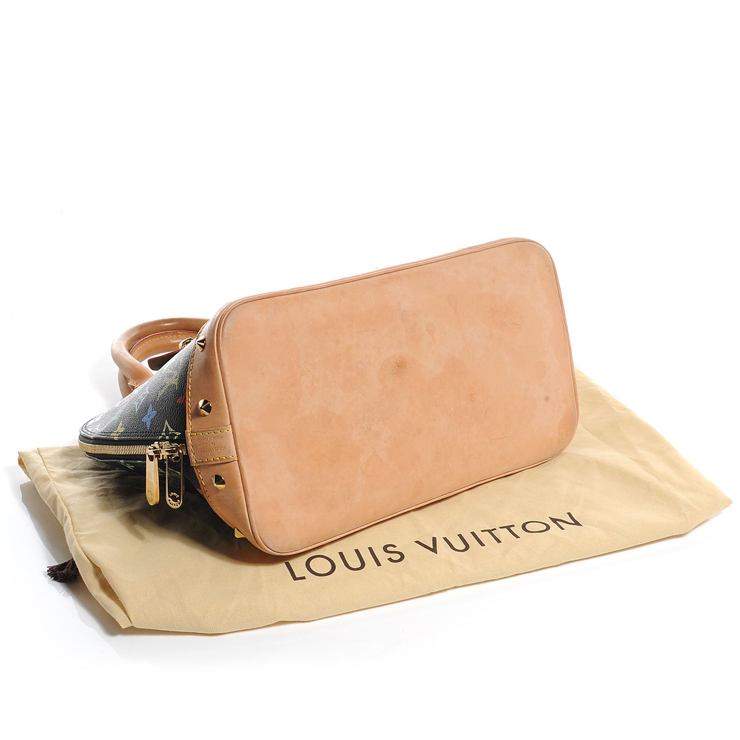 Louis Vuitton Monogram Multicolor Alma Black 4 of 10