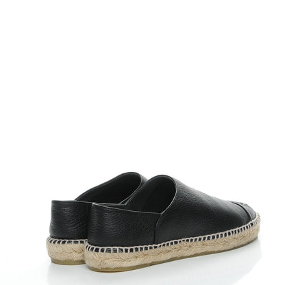 Chanel Grained Calfskin CC Espadrilles 39 Black 4 of 10