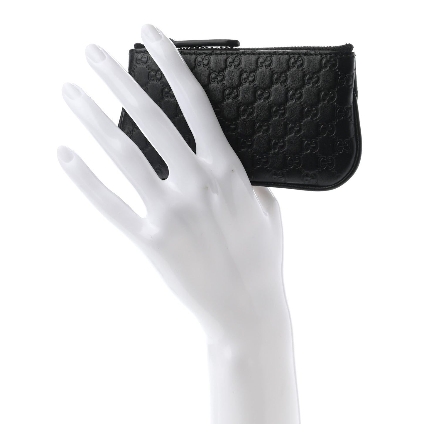Microguccissima Key Ring Coin Case Black