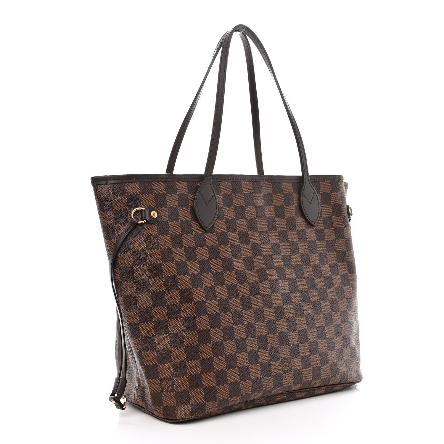 Louis Vuitton Damier Ebene Neo Neverfull MM Rose Ballerine 4 of 16