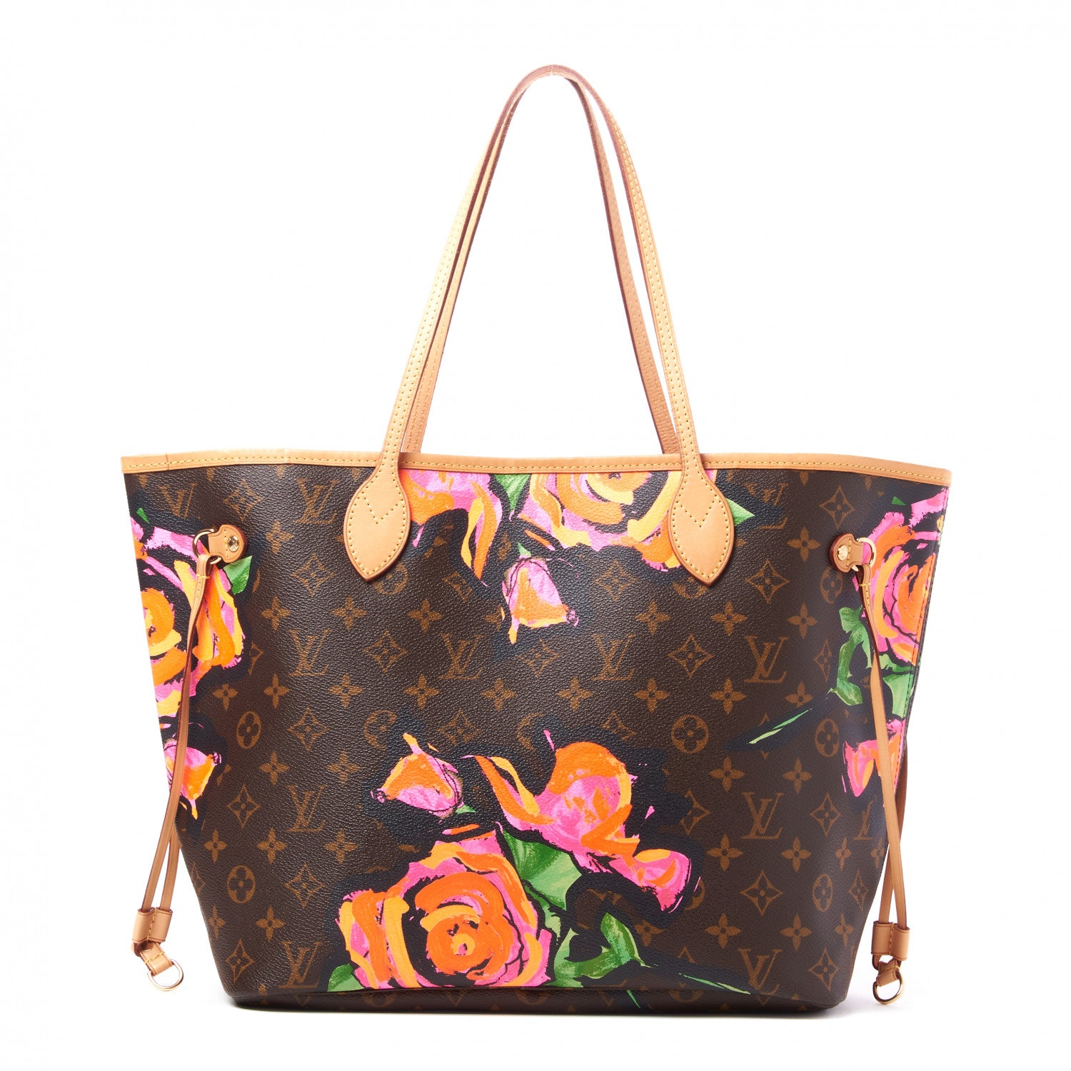 Louis Vuitton Monogram Roses Neverfull MM 1 of 8