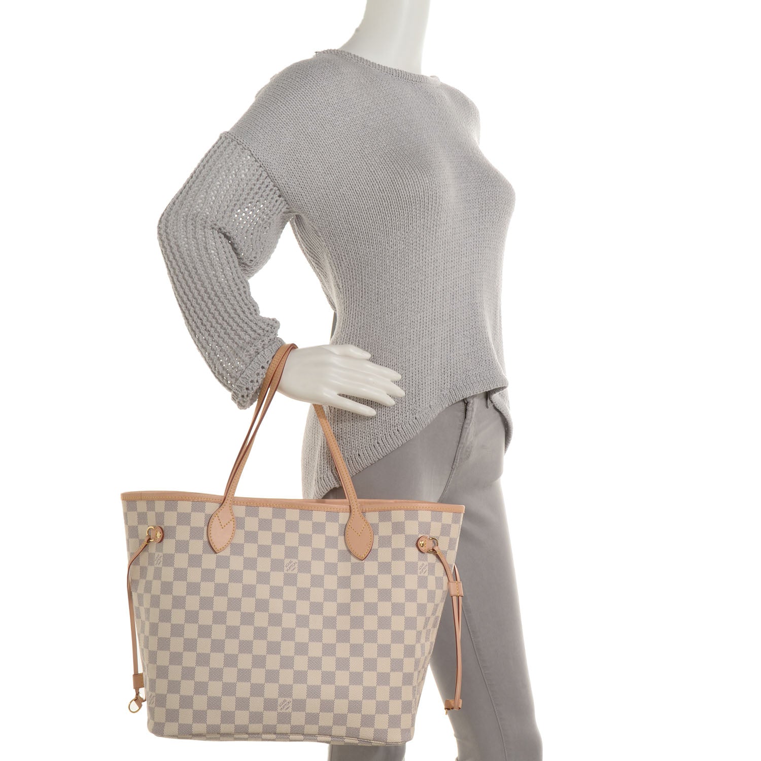 Louis Vuitton Damier Azur Neo Neverfull MM 2 of 8