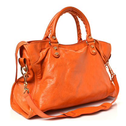 Balenciaga Agneau Giant 12 Gold Hardware City Tangerine 4 of 11
