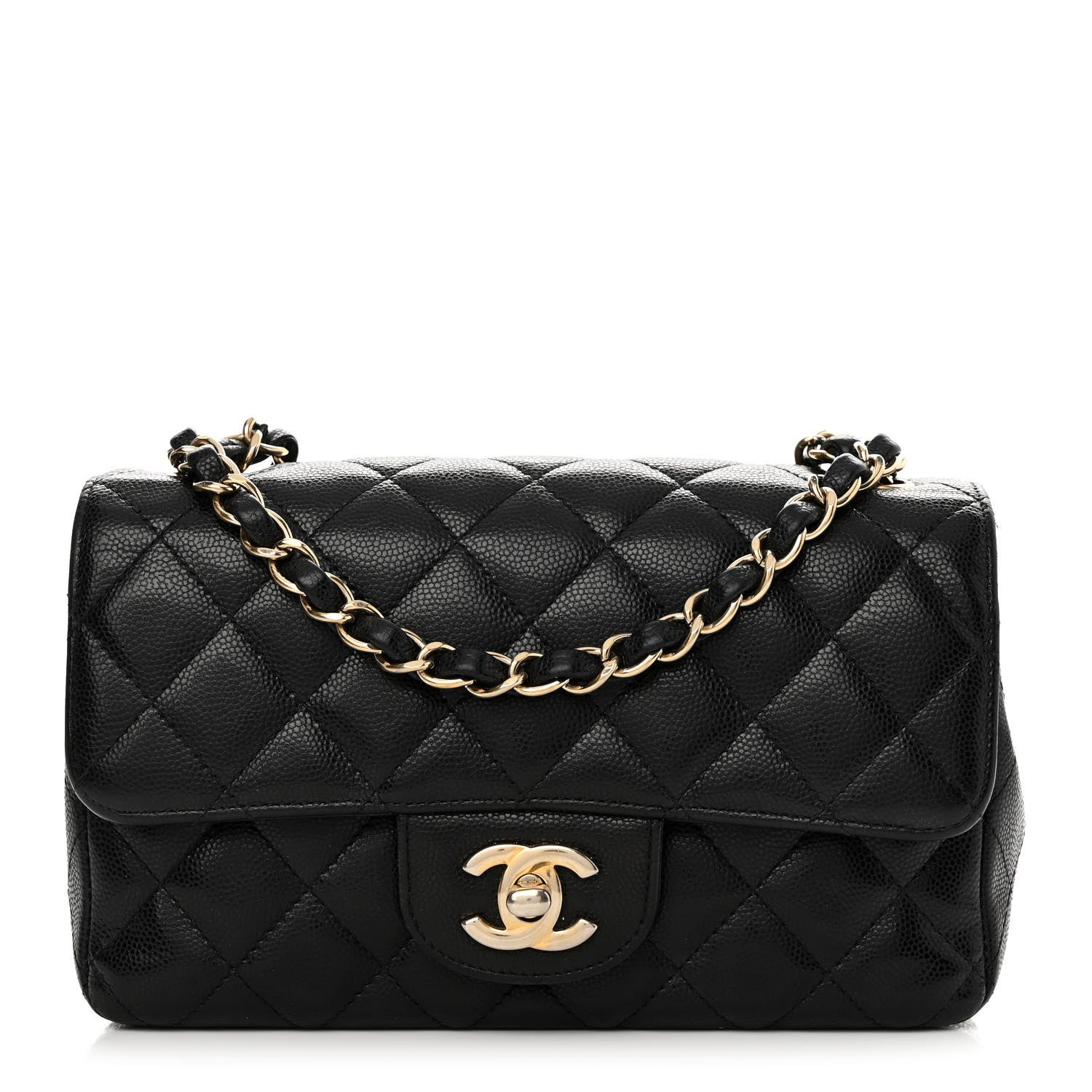 Chanel Caviar Quilted Mini Rectangular Flap Black 1 of 12