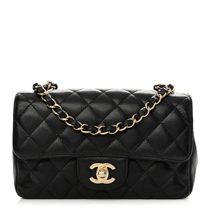 Chanel Caviar Quilted Mini Rectangular Flap Black 1 of 12
