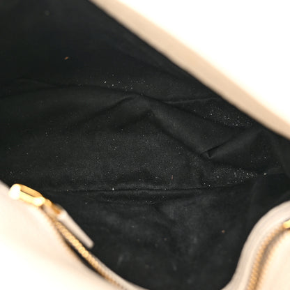 Tom Ford Grained Calfskin Medium Double Strap Jennifer Crossbody Chalk 5 of 14