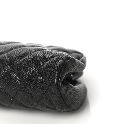 Chanel Caviar Quilted Timeless Clutch Black 11 of 12