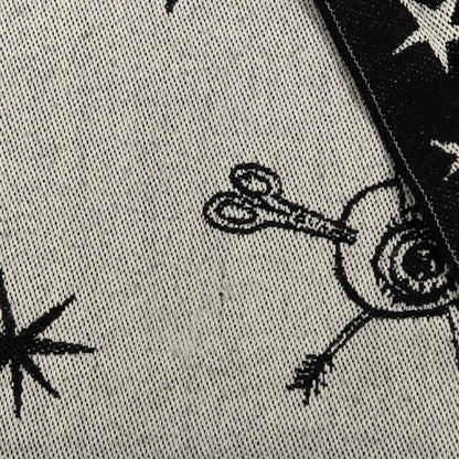 Alexander McQueen Wool Skull Scarf Black 6 of 6