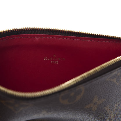 Louis Vuitton Monogram Felicie Chain Wallet Zippered Insert Fuchsia 6 of 6