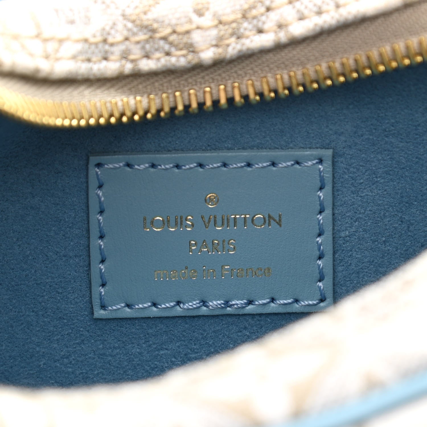 Louis Vuitton Jacquard Since 1854 Loop White Blue 6 of 9