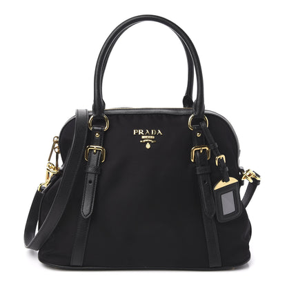 Prada Tessuto Nylon Saffiano Tote Black 1 of 11