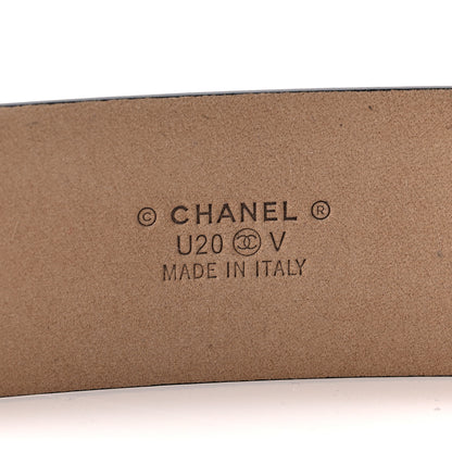 Chanel Calfskin Belt 95 38 Black 4 of 6