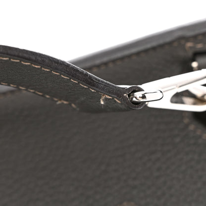 Hermes Taurillon Clemence Eclat Jypsiere 28 Etain Etoupe 13 of 16