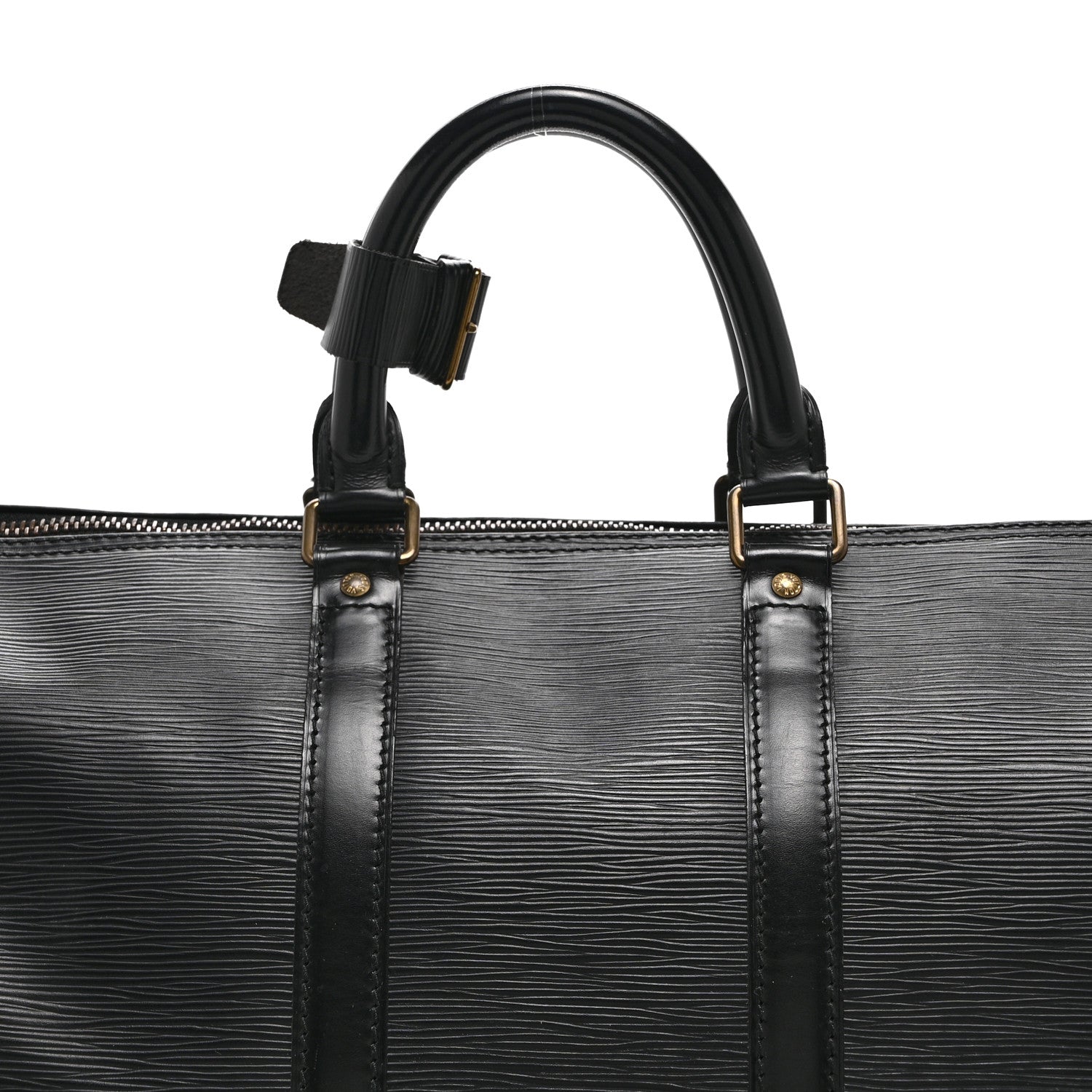 Louis Vuitton Epi Keepall 45 Black 7 of 9