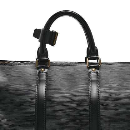 Louis Vuitton Epi Keepall 45 Black 7 of 9