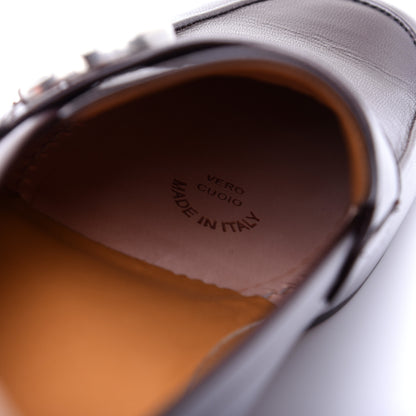 Gucci Goatskin Mens GG Loafers 9.5 Cocoa 8 of 15