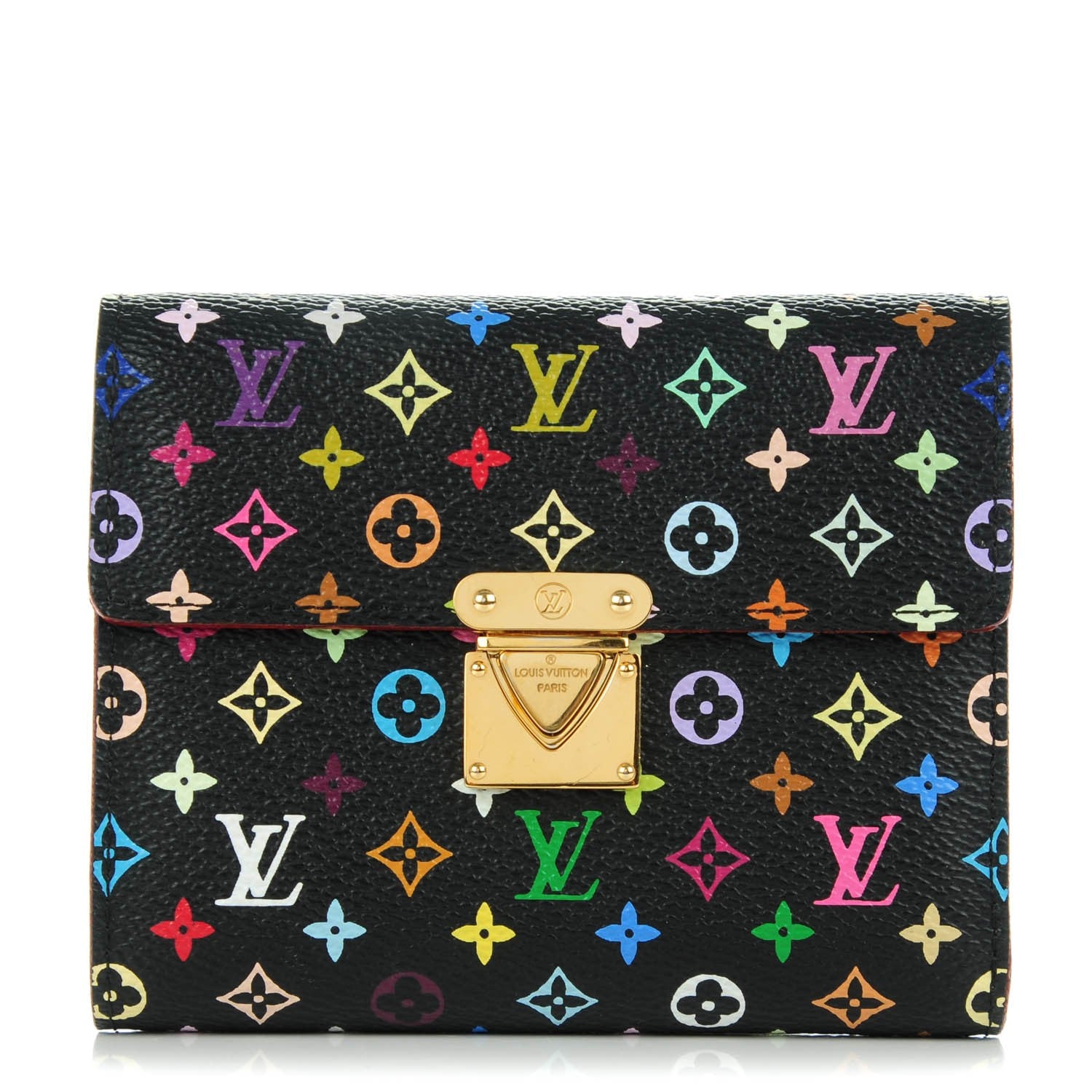Louis Vuitton Monogram Multicolor Koala Wallet Black 1 of 7