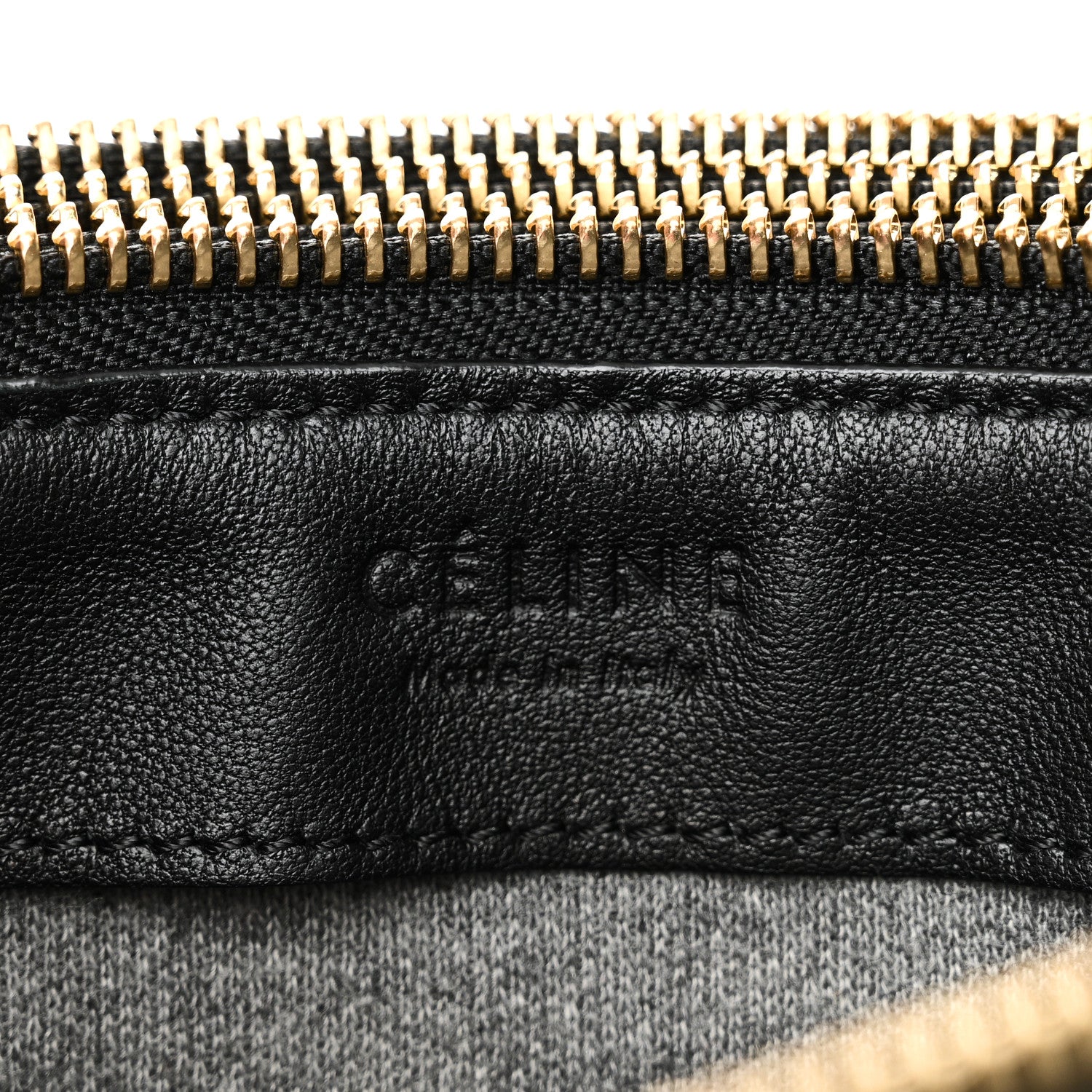 Celine Lambskin Large Trio Crossbody Bag Black 8 of 10