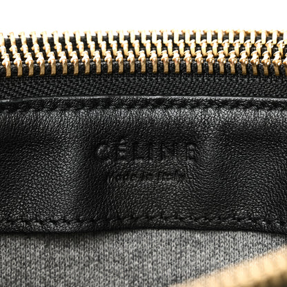 Celine Lambskin Large Trio Crossbody Bag Black 8 of 10