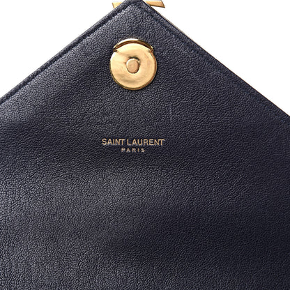 Saint Laurent Sheepskin Tri-Color Tri-Quilt Monogram Medium College Bag 7 of 12