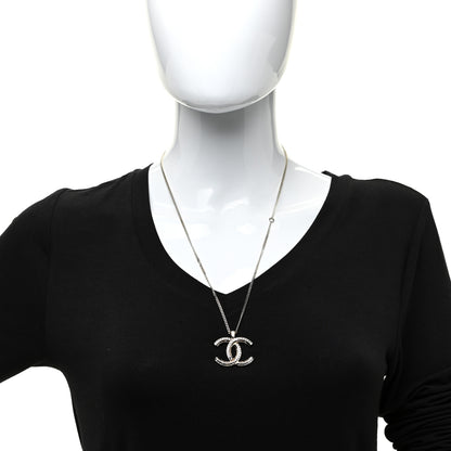 Chanel Crystal CC Chain Necklace Gold 2 of 5